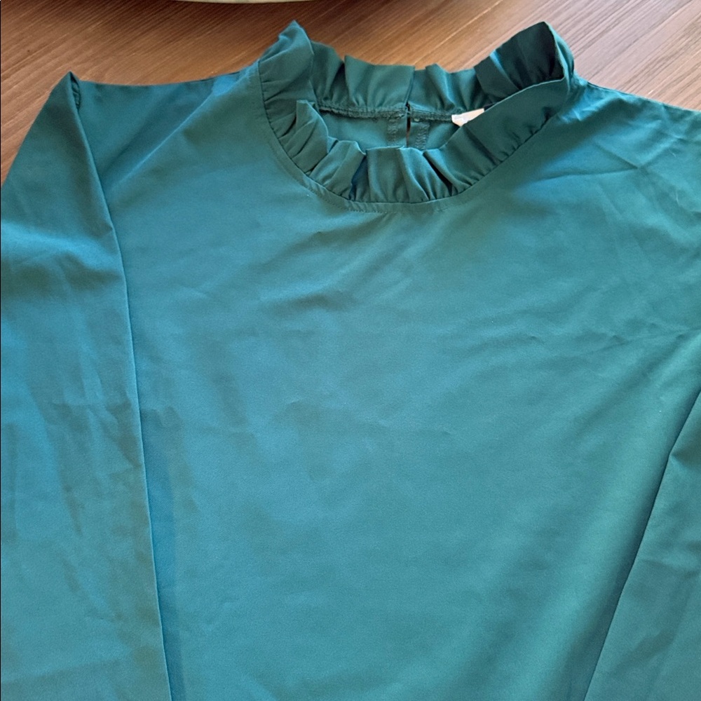 Elegant Teal Blouse for Women